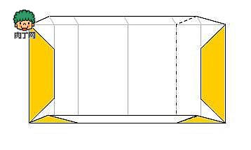 最简单的基本手工折纸盒的折法图解