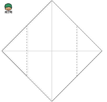 最简单的基本手工折纸盒的折法图解