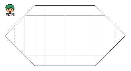 最简单的基本手工折纸盒的折法图解