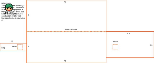 折纸 钱包 图纸