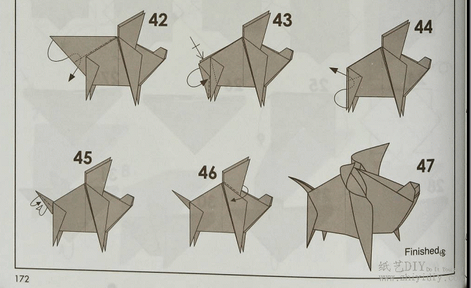 教你折纸做一只可爱的小猪